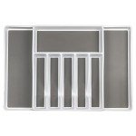 Expandable Silverware Drawer Organizer with 8 Compartments