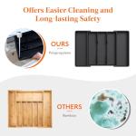 Expandable Kitchen Utensil Organizer Tray - Black