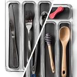 5-Slot Utensil Organizer for Kitchen Drawers