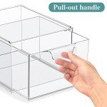 Stackable Acrylic Makeup Organizer - 2 Pack