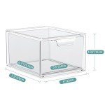 Stackable Acrylic Makeup Organizer - 2 Pack