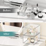 Stackable Acrylic Makeup Organizer - 2 Pack