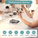 Stackable Acrylic Makeup Organizer - 2 Pack