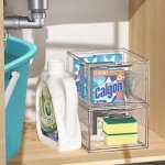 Stackable Acrylic Makeup Organizer - 2 Pack