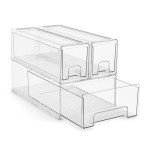 Sorbus Stackable Storage Drawers - Medium & Small Bins