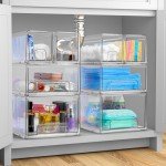 Sorbus Stackable Storage Drawers - Medium & Small Bins