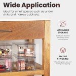4-Pack Clear Acrylic Stackable Storage Drawers