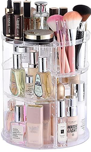 Rotating Makeup Organizers