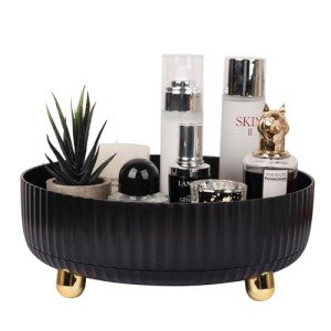 360° Rotating Makeup and Perfume Organizer Tray