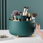 360° Rotating Makeup Brush Holder – Green