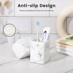 Diatomite Toothbrush Holder Set for Bathroom Countertop