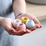 Ceramic Toothbrush Holder Set for Bathroom Organization