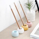 Ceramic Toothbrush Holder Set for Bathroom Organization