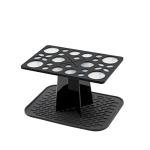 Makeup Brush Drying Rack with Mat and Tray