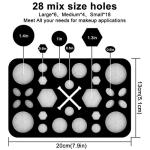 Makeup Brush Drying Rack with Mat and Tray