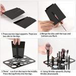 Acrylic Makeup Brush Drying Rack & Holder