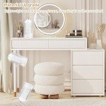 360° Rotating Makeup Brush Holder with Clear Lid