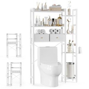 Over Toilet Storage Rack with Adjustable Shelves