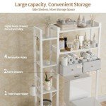 Over Toilet Storage Rack with Adjustable Shelves