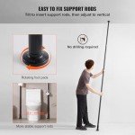 VEVOR 4-Tier Adjustable Over Toilet Organizer