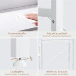 Over Toilet Storage Rack with Adjustable Shelves