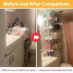 Adjustable Over The Toilet 4-Tier Storage Shelf