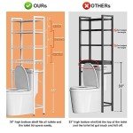 4-Tier Over-The-Toilet Storage Organizer Shelf