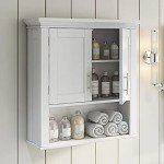 Somerset Wall Mount Storage Cabinet - White