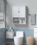 Wall-Mounted Bathroom Cabinet with LED Light