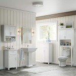 Somerset Wall Mount Storage Cabinet - White