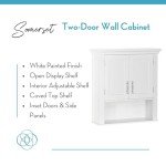 Somerset Wall Mount Storage Cabinet - White