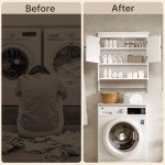 Bathroom Wall-Mounted Cabinet with Towel Bar