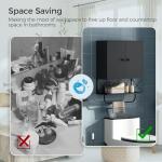 Farmhouse Wall-Mounted Bathroom Cabinet with Towel Rack