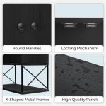 Farmhouse Wall-Mounted Bathroom Cabinet with Towel Rack