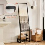 5-Tier Wooden Blanket Ladder for Home Decor