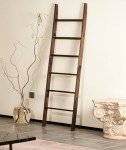 Rustic 6-Tier Blanket Ladder for Home Decor