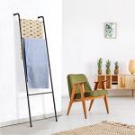Stylish Black Blanket Ladder and Towel Rack