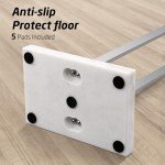 2-Tier Standing Towel Rack with Marble Base