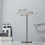 Brushed Nickel Free-Standing Hand Towel Holder