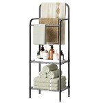 48" Tall Free Standing Towel and Blanket Rack