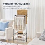 48" Tall Free Standing Towel and Blanket Rack
