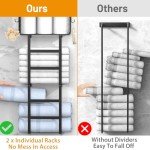 34" Wall-Mounted Towel Rack with Shelf & Basket