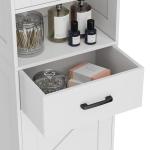 Tall Bathroom Storage Cabinet with Barn Doors