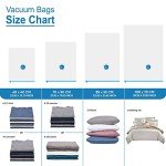 12 Vacuum Storage Bags with Hand Pump - Space Saver