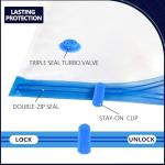 BAMCOO Jumbo Vacuum Storage Bags with Electric Pump