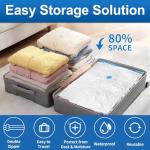 8-Pack Vacuum Storage Bags with Electric Pump