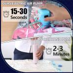 BAMCOO Jumbo Vacuum Storage Bags with Electric Pump