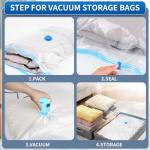8-Pack Vacuum Storage Bags with Electric Pump