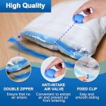 8-Pack Vacuum Storage Bags with Electric Pump