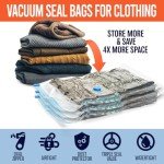ClearSpace Vacuum Seal Bags for Clothes - Large Set